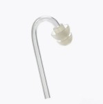 Вкладыш ушной, р. №4 нового типа силиконовый с соединителем