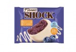 Бисквит протеиновый, FitnesShock (ФитнесШок) 50 г брауни черника в белом шоколаде