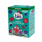 Кисель, Леовит 12 г 5 шт Лео Кидс при простуде для детей с 12 мес и родителей пакетики