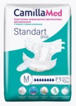 Подгузники для взрослых, CamillaMed (КамиллаМед) р. M 10 шт стандарт плюс