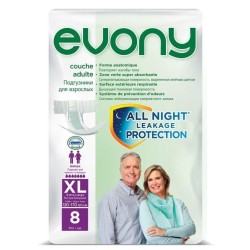 Подгузники для взрослых Evony экстра лардж 8 шт.