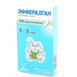 Эффералган супп. рект. 150 мг 12 шт.