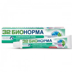 Зубная паста 32 бионорма тотал эффект комплексный уход 75 мл