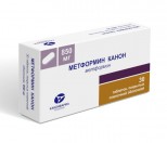 Метформин Канон, табл. п/о пленочной 850 мг №30