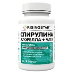 Мумие с хлореллой и спирулиной, Risingstar (Райзингстар) капсулы 600 мг 60 шт БАД к пище