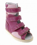 Обувь ортопедическая детская, Sursil Ortho (Сурсил Орто) р. 32 арт. 13-119 сандалии открытые для девочек высокий берец розовые